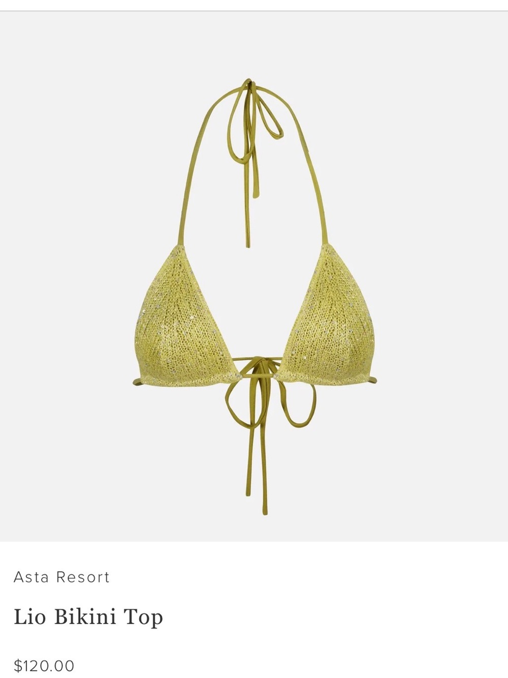 Asta Resort Lio Triangle Bikini and skirt - Picture 2 of 4